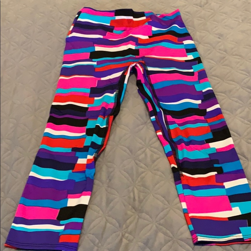 K-DEER Multicolor Striped Leggings